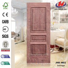 JHK-M03 12MM Depth New Design FSC Certificate HDF N-Rosewood Pressing Wood Veneer N-Bubinga Door Sheet